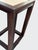 An transitional side table with hand inlay cream colored lacquer top, and dark asian inspired wood frame. Signed and...