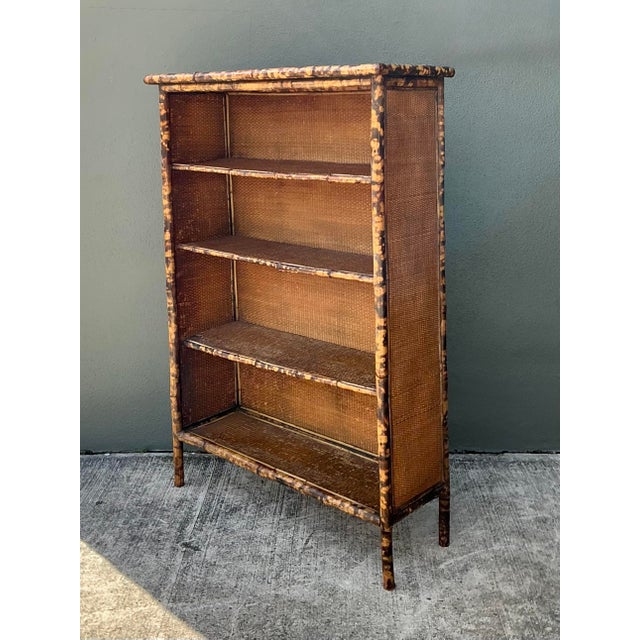 Late 20th Century Vintage Tortoise Bamboo Etagere For Sale - Image 5 of 12
