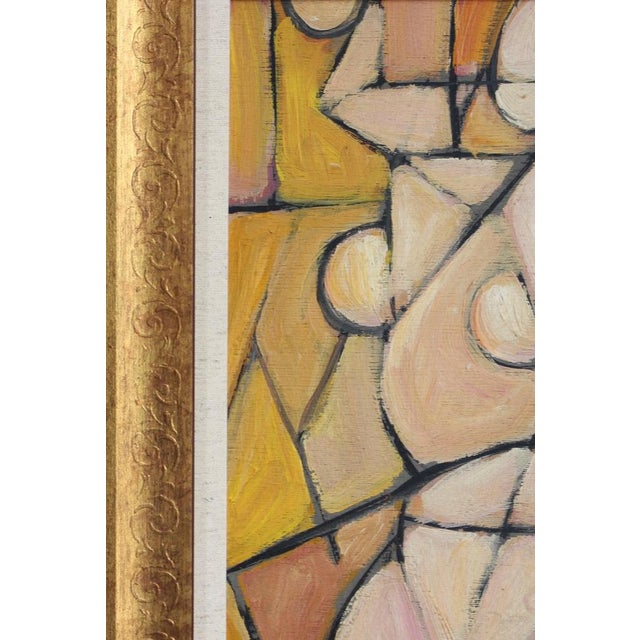 The Vanguard Series Nr. VIII: Postwar European Abstract Composition, 1950s-1970s, Oil on Board For Sale - Image 6 of 13