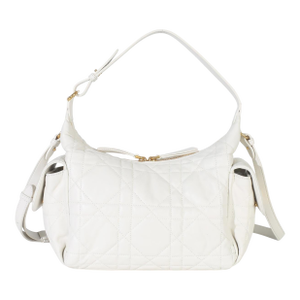 Latte Lambskin Macrocannage Medium D-Dream Bag
