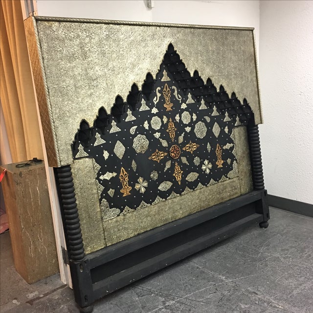 Moroccan Bed Frame and Head Board King Size Chairish