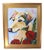 2020s Bold Impressionist Collie Dog Painting Including the Antiqued Gold Wood Frame For Sale - Image 5 of 5
