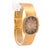 1960s Audemars Piguet 28mm 18k Gold Brown Fumé Sunburst Mesh Bracelet Watch For Sale - Image 9 of 14