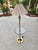 Vintage Stiffel Model #3622 (Mcm) Brass Lotus Lily Parzinger Floor Lamp Featuring Integrated Glass End Table For Sale In Tampa - Image 6 of 17