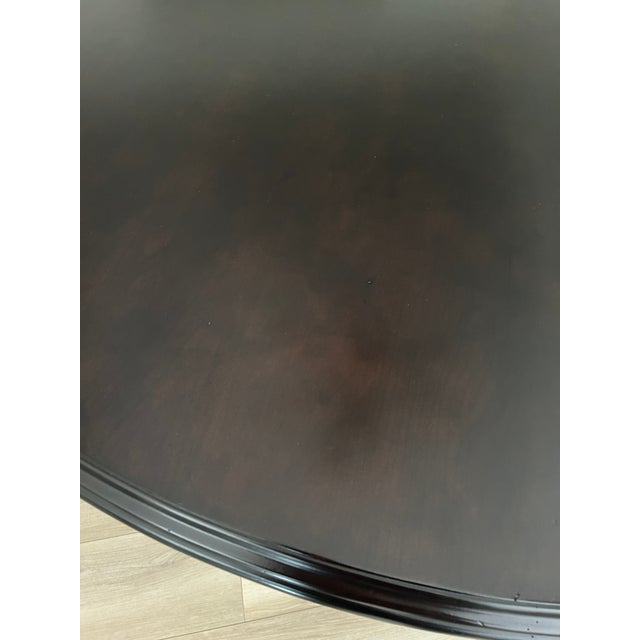 Coffee Old Biscayne Designs Avery Dining Table W/Pedestal Base For Sale - Image 8 of 10