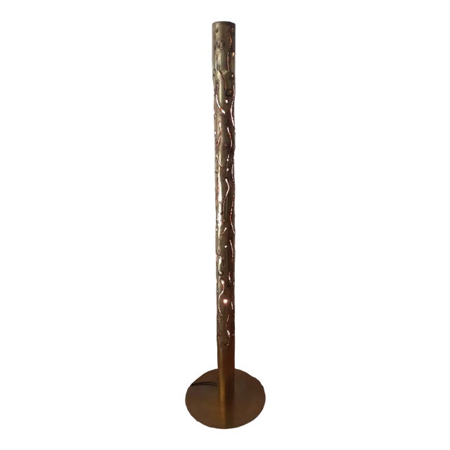 Sputnik Style Brass Floor Lamp For Sale