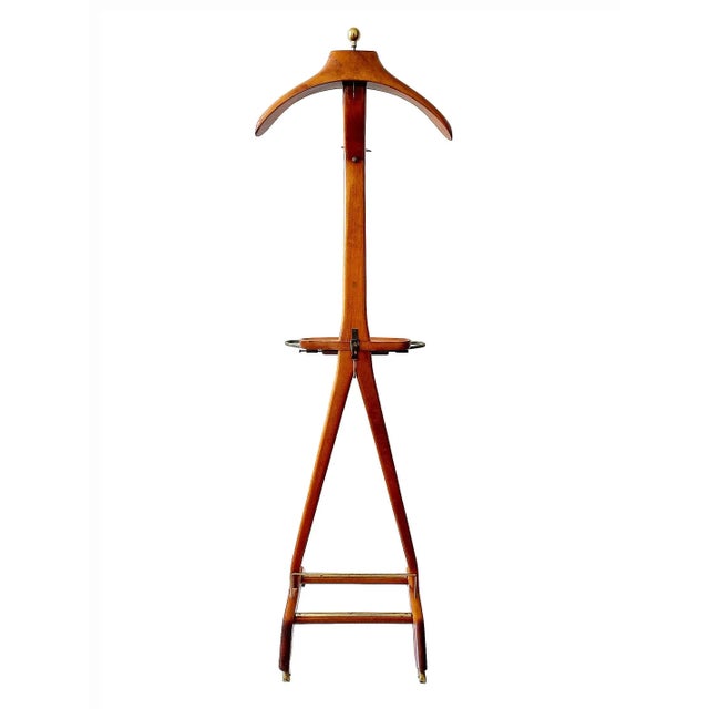Brown Italian Mid Century Valet - Fratelli Reguitti Ico Parisi For Sale - Image 8 of 8