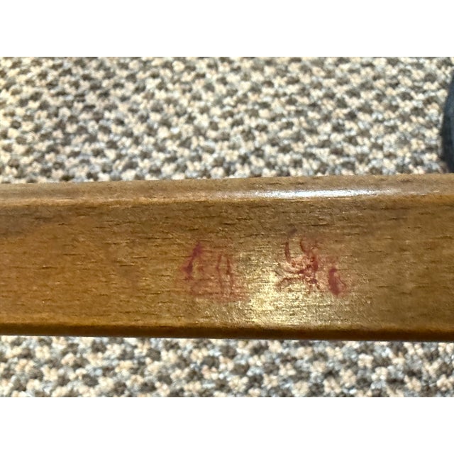 1950s Illuminati Wikkelso Teak Danish Modern Rush Woven Lounge Chair For Sale - Image 9 of 14