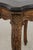 Maitland Smith Leather Top Carved French Lamp Table For Sale - Image 11 of 14