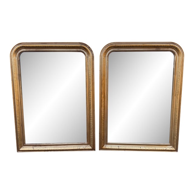Matching Pair of Louis Phillippe Mirrors For Sale