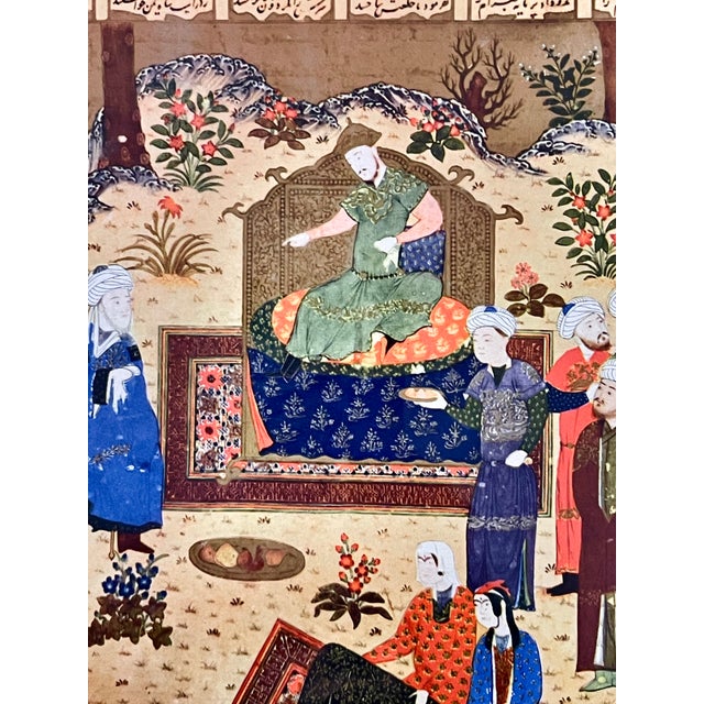 Indian Mughal Courtly Lithograph For Sale - Image 11 of 11