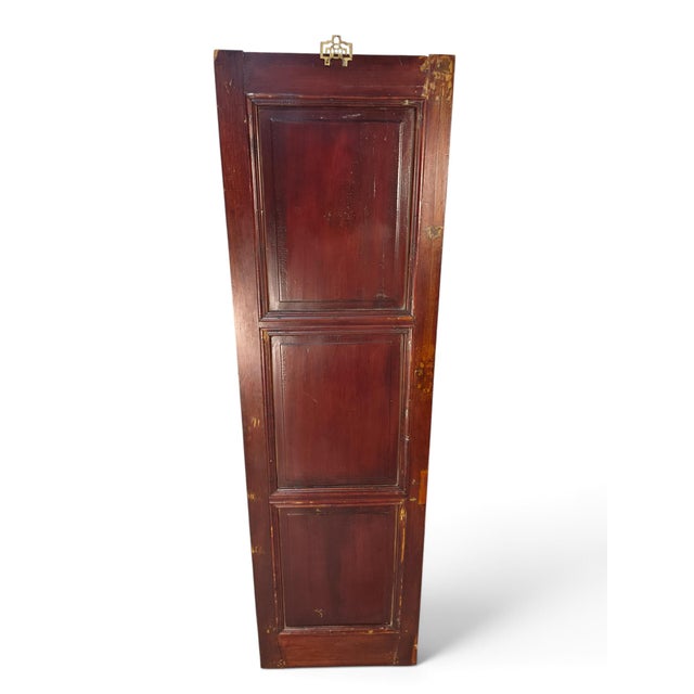 Antique 19th-Century Qing Dynasty Carved Hardwood/Elmwood "Scholar's Objects" Architectural Panel For Sale - Image 13 of 16