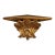 Large Scale Hollywood Regency Carved Giltwood Grotto Scallop Shell Corner Wall Bracket For Sale