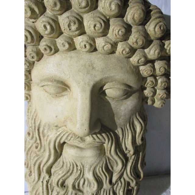 Greek Garden Sculpture of Zeus Chairish