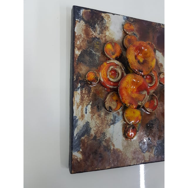 Ceramic Wall Tile from Ruscha, 1970s For Sale - Image 4 of 9