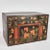 Antique wooden box with illustrations of lotus flowers (china, c.1900).#18 ref.: am08024-18 dimensions: 87 x 55 x 57 cm (l...