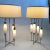 Murano Mid 20th Century Murano Mirrored Globe Large Lamps - A Pair For Sale - Image 4 of 12