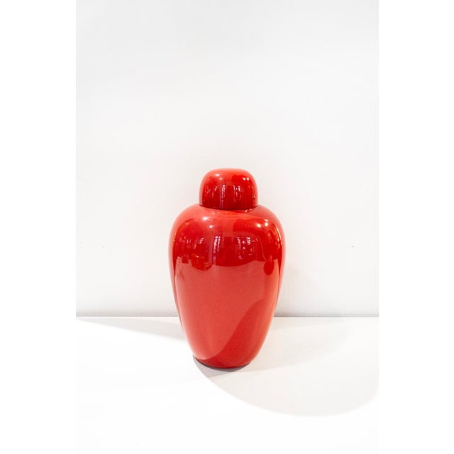1990s Opachi Series Corallo Vase in Murano Glass by Tobia Scarpa for Venini, 1993 For Sale - Image 5 of 5