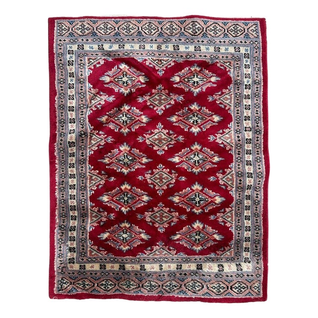Small Vintage Pakistani Rug from Bobyrugs, 1980s For Sale