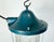 Industrial Industrial Blue Bunker Cage Light from Polam Gdansk, 1970s For Sale - Image 3 of 16