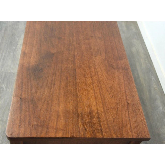 Refinished Walnut Dresser by Saga For Sale In Boston - Image 6 of 10