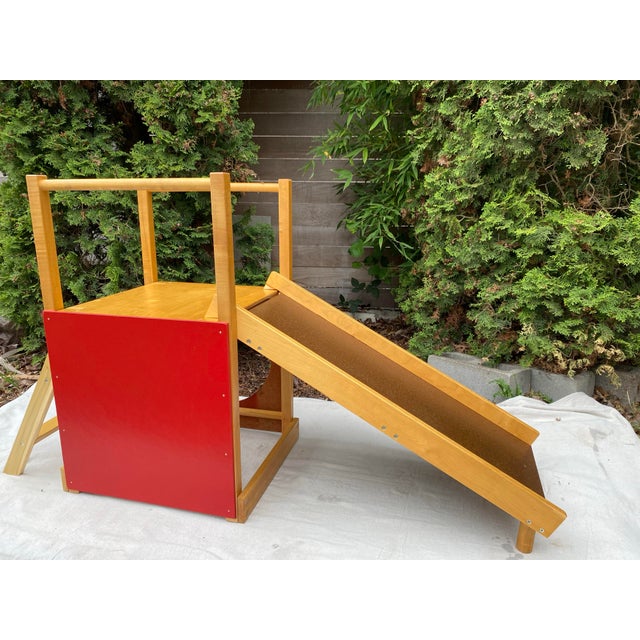 A rare modernist children’s indoor play structure designed by Gloria Caranica for Creative Playthings, produced in the...