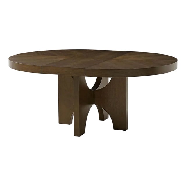 Modern Extending Dark Ash Dining Table For Sale