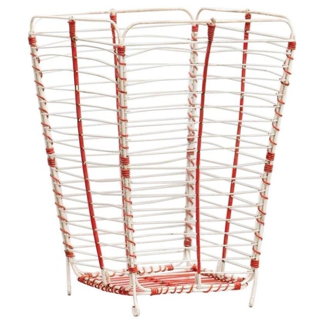 Metal Paper Bin, 1950s For Sale - Image 13 of 13