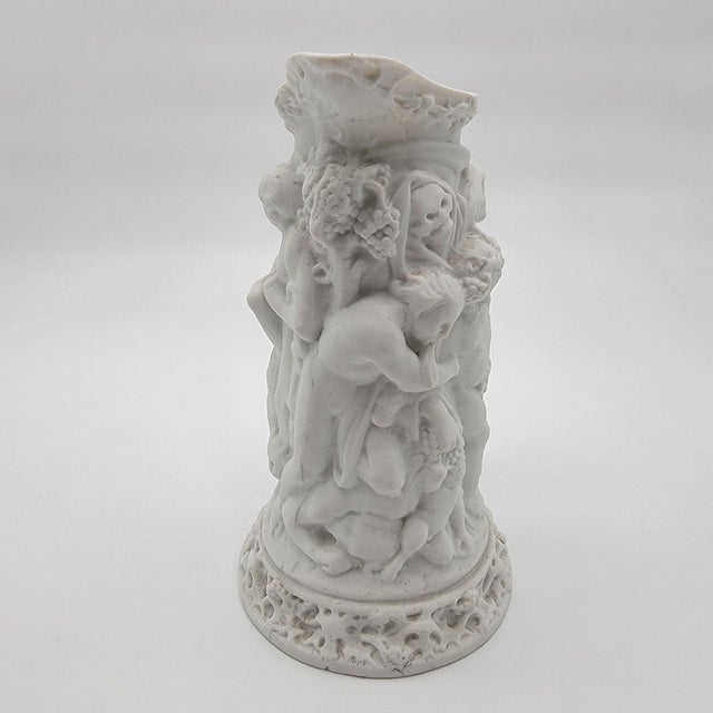 Antique 19th Century French Jouhannaud Dubois Bacchanal Parian Ware Pitcher For Sale - Image 4 of 10
