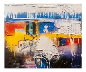 Robert Baribeau "Untitled Blue", Painting