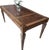 Ernest Hemingway Thomasville Campaign Style Leather Brass Mahogany Desk & Chair For Sale - Image 9 of 18