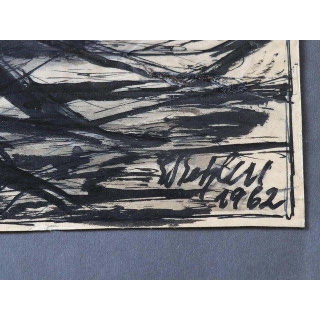 Emil Betzler, Legend, German Expressionist Ink Painting For Sale - Image 4 of 8