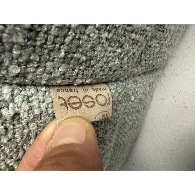 Blue Togo 2-Seater Sofa by Michel Ducaroy for Ligne Roset, 1980s For Sale - Image 8 of 12