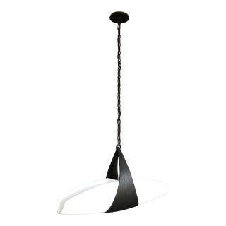 Black & White Contemporary Custom Chandelier For Sale