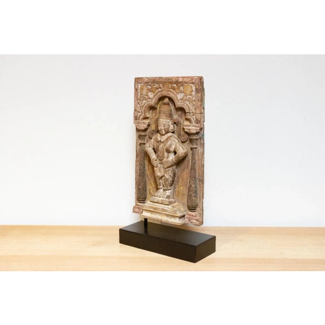19th Century 18th Century Carved Vishnu Temple Carving For Sale - Image 5 of 8