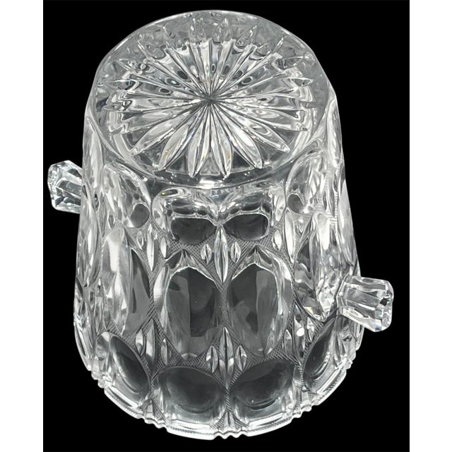 1960s Beyer Cut Crystal Glass Ice Bucket. Germany For Sale - Image 10 of 10