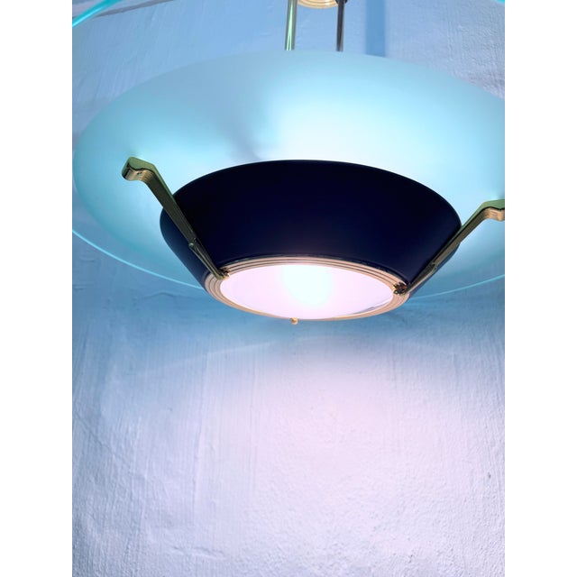 Large Italian Hollywood Regency Chandelier, 1980s For Sale - Image 15 of 18