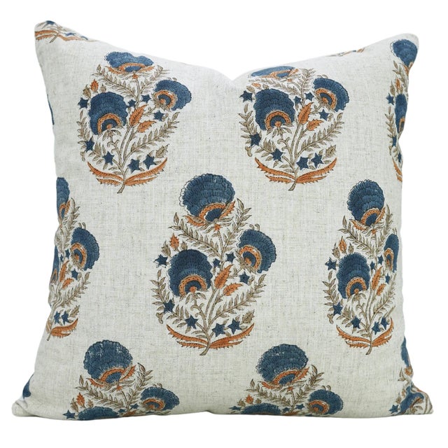 Add a touch of elegance to your home with Fabdivine’s Mohini Hand Block Print Pillow Cover. Crafted from durable Viscose...