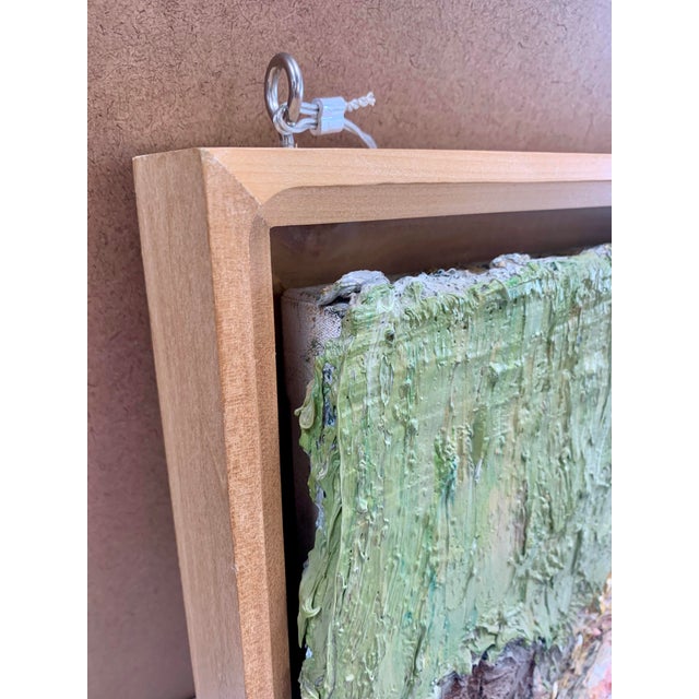 Modern Mark Milroy Signed Early Abstract Impasto Oil Painting - Authenticated 1999 For Sale - Image 3 of 6