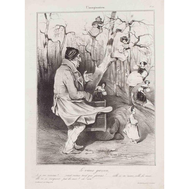 Very good proof belonging to the Charivari Edition. Scattered foxing, otherwise good condition. Customs stamp. Good...