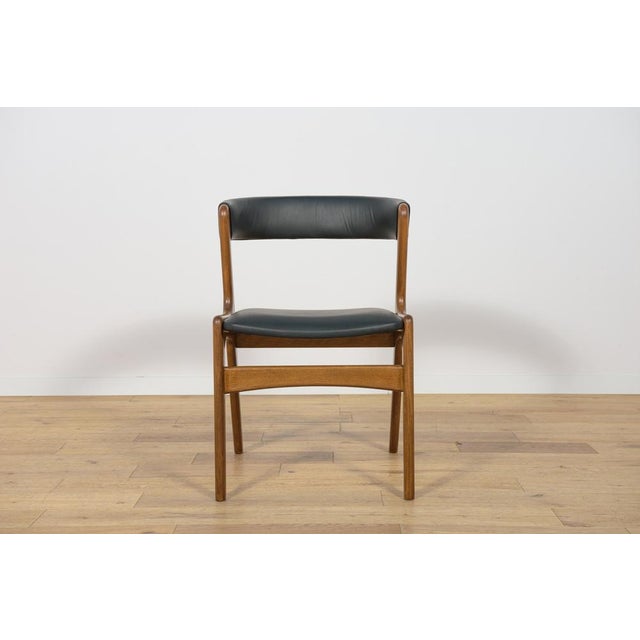 Black Mid-Century Modern Danish Dining Chairs, 1960s, Set of 4 For Sale - Image 8 of 18