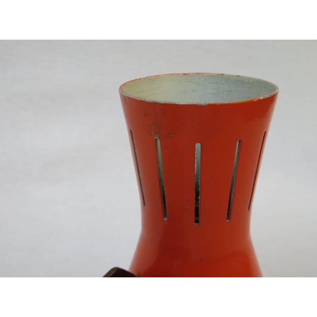 Orange and Beige Copper-Plated Scissor Lamp from Helo Leuchten, 1960s For Sale - Image 11 of 18