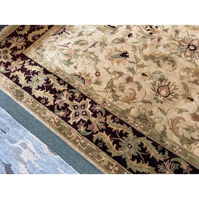 7ft 10in X 9ft 11in Hand Knotted Area Rug For Sale - Image 4 of 18