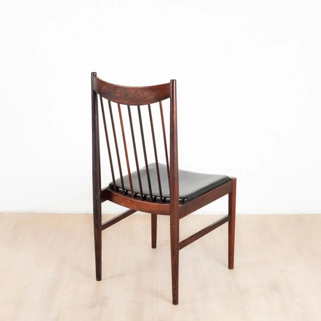 Rosewood Chairs by Arne Vodder for Sibast, Denmark, 1960s, Set of 6 For Sale - Image 6 of 9