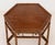 Bamboo Hexagonal Occasional Table For Sale - Image 4 of 7