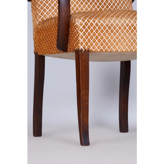 Vintage Art Deco Walnut Chairs by Jules Leleu, 1930s, Set of 2 For Sale - Image 4 of 9