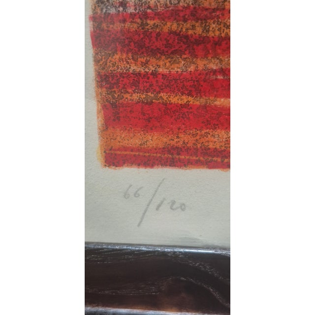 The School of Paris Rene Genis 1960s ~ "Nature Morte Avec Bouteille" Signed & Numbered For Sale - Image 3 of 8
