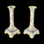 Antique French Faience Fourmaintraux Frères Candlestick Holders - Pair For Sale - Image 4 of 8