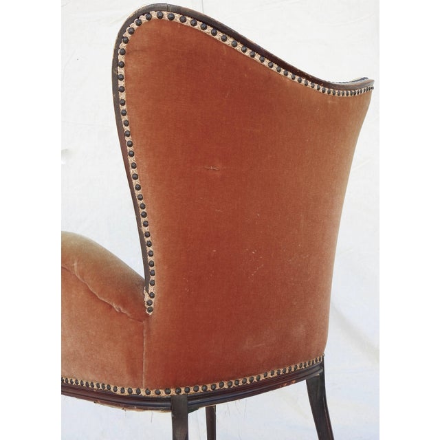 Brown Mid-19th Century James K. Polk Wingback Chair For Sale - Image 8 of 13