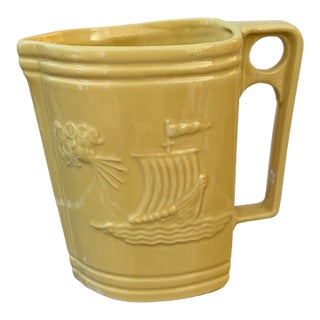 Vintage Art Deco Robinson Ransbottom (Rrp Co) "Zephyrus" Viking Ship Pitcher, No. 300 For Sale